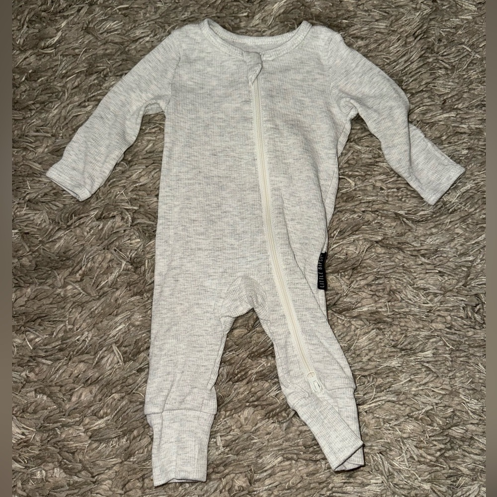 Little Bipsy newborn gray sleeper!